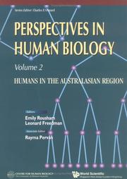Cover of: Perspectives in Human Biology by 