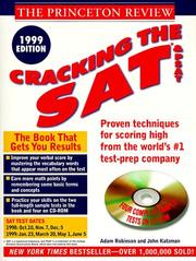 Cover of: Cracking the SAT w