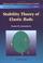 Cover of: Stability theory of elastic rods