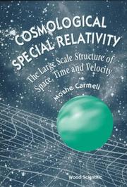 Cosmological special relativity by Moshe Carmeli