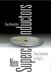 Cover of: New Superconductors by Guy Deutscher, Guy Deutscher