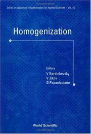 Cover of: Homogenization: In Memory of Serguei Kozlov (Series on Advances in Mathematics for Applied Sciences)