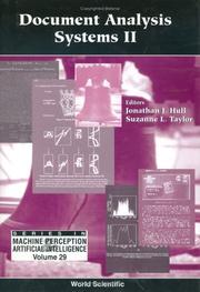 Cover of: Document analysis systems II