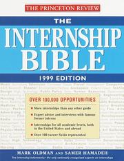 Cover of: The Internship Bible, 1999 Edition (Internship Bible)
