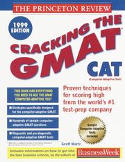 Cover of: Cracking the GMAT CAT