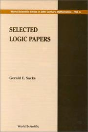 Cover of: Selected Logic Papers (World Scientific Series on 20th Century Mathematics, Volume 6)