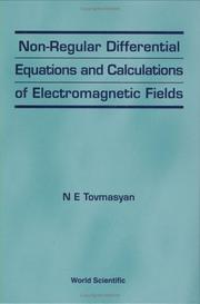 Cover of: Non-regular differential equations and calculations of electromagnetic fields