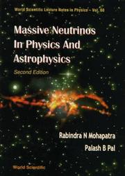 Cover of: Massive Neutrinos in Physics and Astrophysics (World Scientific Lecture Notes in Physics)