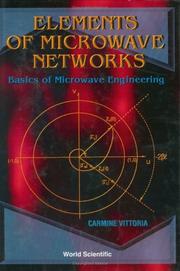 Cover of: Elements of Microwave Networks by Carmine Vittoria