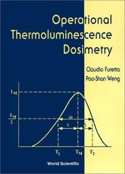 Cover of: Operational Thermoluminescence Dosimetry