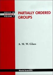 Cover of: Partially ordered groups