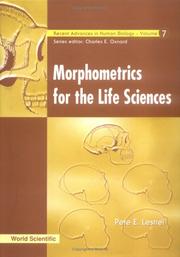 Cover of: Morphometrics For The Life Sciences