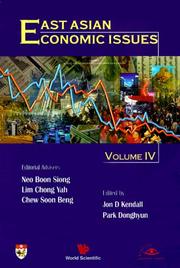 Cover of: East Asian Economic Issues