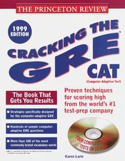Cover of: Cracking the GRE CAT w/Sample Tests on CD-ROM