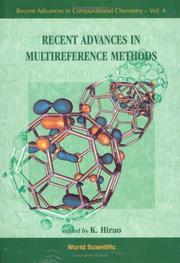 Cover of: Recent advances in multireference methods