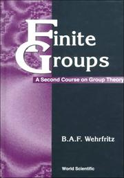 Cover of: Finite groups: a second course on group theory
