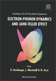 Cover of: Proceedings of the XIV International Symposium on Electon-Phonon Dynamics and Jahn-Teller Effect by 