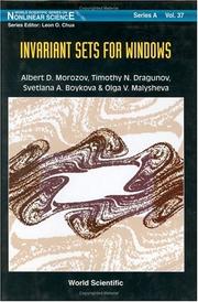 Cover of: Invariant Sets for Windows by Timothy N. Dragunov, Svetlana A. Boykova, Olga V. Malysheva