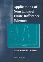 Cover of: Applications of Nonstandard Finite Difference Schemes