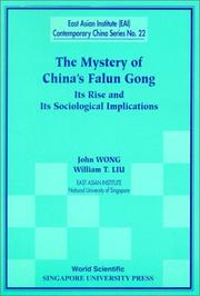 Cover of: The Mystery of China's Falun Gong: Its Rise and Its Sociological Implications