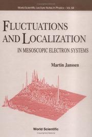 Cover of: Fluctuations and localization in mesoscopic electron systems