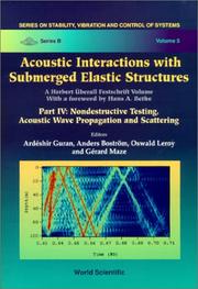 Cover of: Acoustic interactions with submerged elastic structures