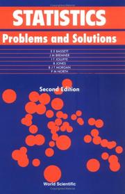 Cover of: Statistics: problems and solutions
