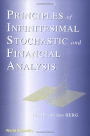 Cover of: Principles of Infinitesimal Stochastic and Financial Analysis