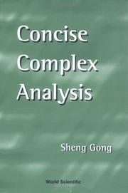 Cover of: Concise complex analysis