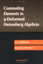 Front cover of Commuting elements in q-deformed Heisenberg algebras by Lars Hellström