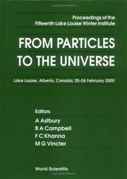 Cover of: From Particles to the Universe