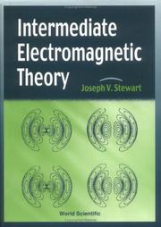 Cover of: Intermediate Electromagnetic Theory by Joseph V. Stewart, Joseph V. Stewart