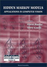 Cover of: Hidden Markov Models: Applications in Computer Vision (Series in Machine Perception and Artificial Intelligence, 45)