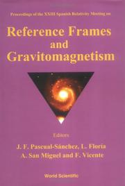 Cover of: Proceedings of the XXIII Spanish Relativity Meeting on Reference Frames and Gravitomagnetism: Valladolid, Spain, 6-9 September 2000