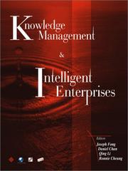 Cover of: Knowledge management & intelligent enterprises by IFIP WG 2.6 Working Conference on Data Semantics (9th 2001 Hong Kong, China), FONG J, LI Q, CHAN D, CHEUNG R, IFIP WG 2.6 Working Conference on Data Semantics (9th 2001 Hong Kong, China)