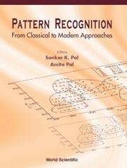 Cover of: Pattern recognition by editors: Sankar K. Pal, Amita Pal.