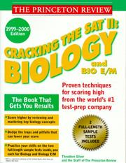 Cover of: Cracking the SAT II | Theodore Silver