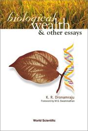 Cover of: Biological wealth & other essays