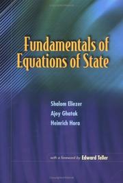 Cover of: Fundamentals of equations of state