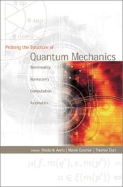 Cover of: Probing the Structure of Quantum Mechanics