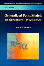 Cover of: Generalized point models in structural mechanics