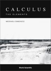 Cover of: Calculus by Michael Comenetz, Michael Comenetz