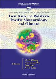 Cover of: Selected papers of the Fourth Conference on East Asia and Western Pacific Meteorology and Climate by editors, C.-P. Chang ... [et al.].
