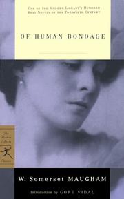 Cover of: Of Human Bondage by William Somerset Maugham