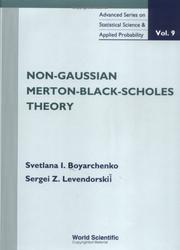 Non-Gaussian Merton-Black-Scholes theory by Svetlana I. Boyarchenko