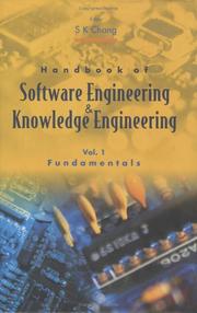 Cover of: Handbook of Software Engineering and Knowledge Engineering, Volume 1