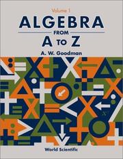 Cover of: Algebra from A to Z, Volume 5