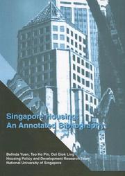 Cover of: Singapore housing by Belinda K. P. Yuen