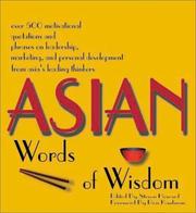 Cover of: Asian words of wisdom by edited by Steven Howard.