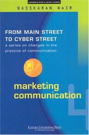 Cover of: Marketing Communication (From Main Street to Cyber Street)